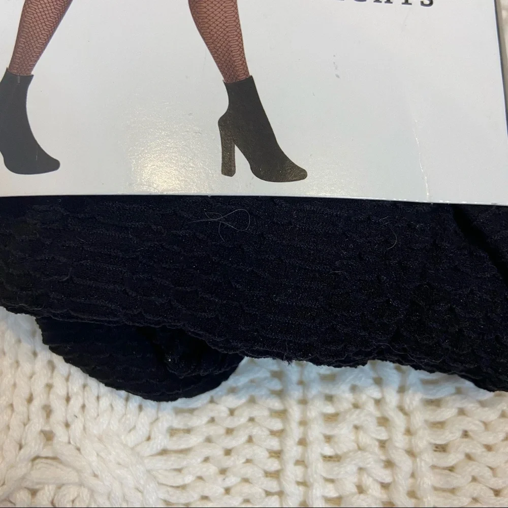 HUE Studio Womens 3D Geo Animal Tights Black Size 1